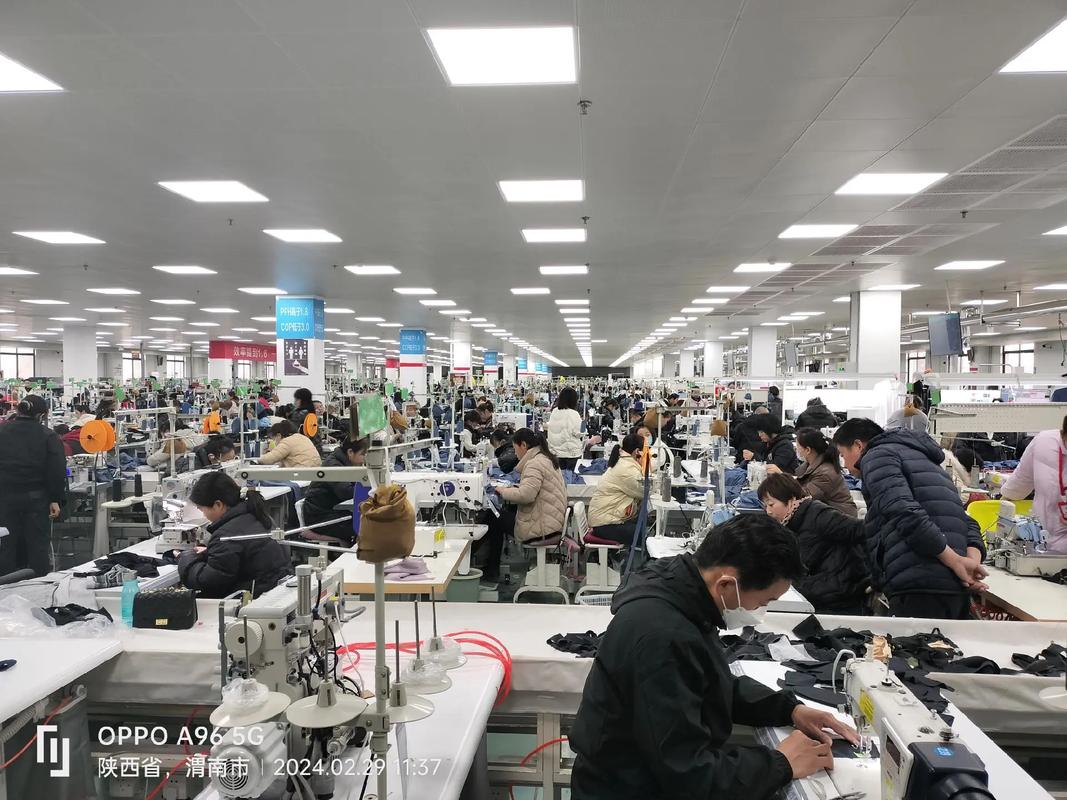 白水縣雁中制衣廠#工廠實拍視頻 - 抖音